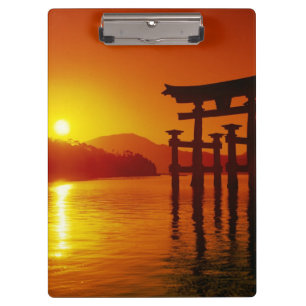 Porte-bloc Porte O-Torii, sanctuaire Itsukushima, Miyajima,