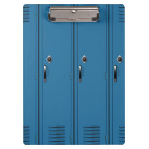Porte-bloc Portes bleues de casier
