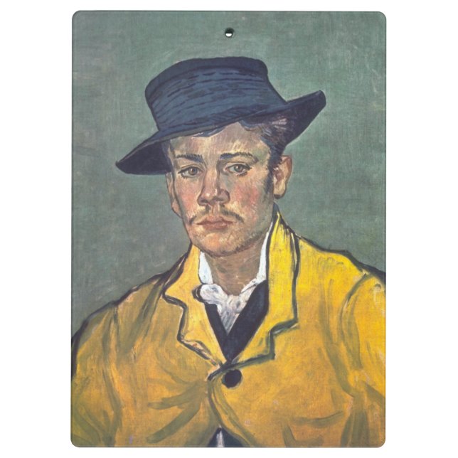 Porte-bloc Portrait d'Armand Roulin par Vincent Van Gogh (Dos)