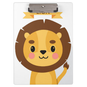 Porte-bloc Portrait Lion mou Lion