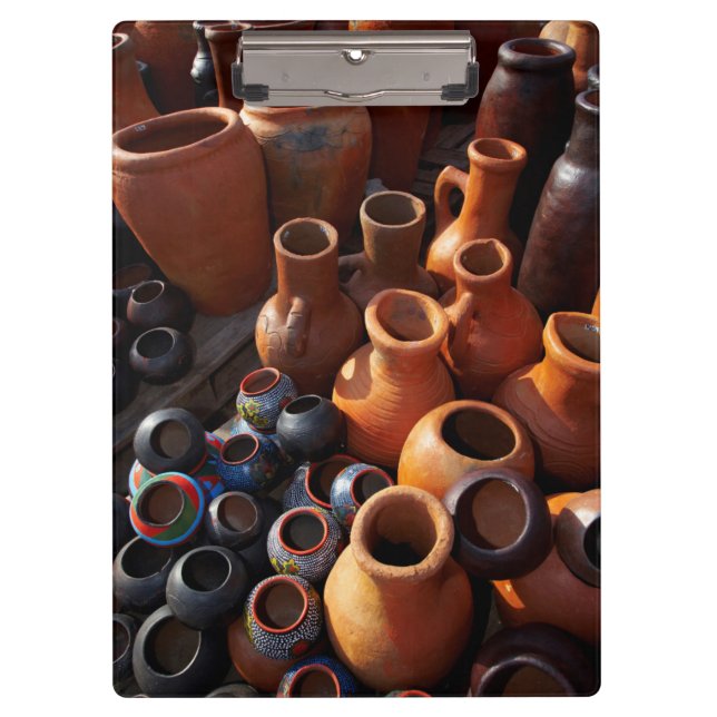 Porte-bloc Pots d'argile, Hazyview, Mpumalanga, Afrique du Su (Devant)