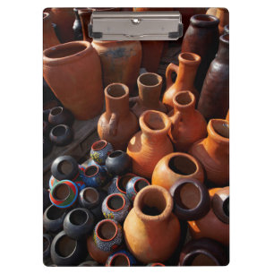 Porte-bloc Pots en argile, Hazyview, Mpumalanga, Afrique du S