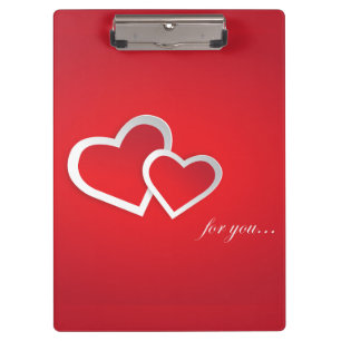 Porte-bloc Pour vous Valentine's Day Hearts Design-21987