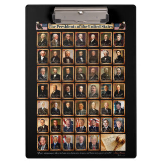 Porte-bloc Président du Clip Board des États-Unis