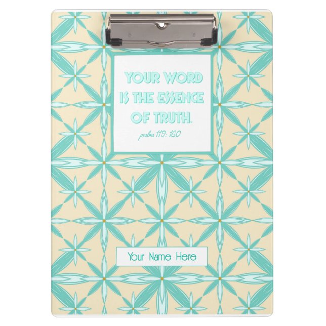 Porte-bloc Presse-papiers 2023 Votre Parole est l'Essence de  (Devant)