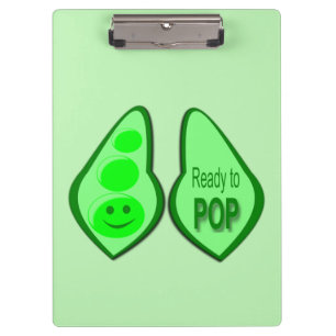 Porte-bloc Prêt à cueillir des pois verts