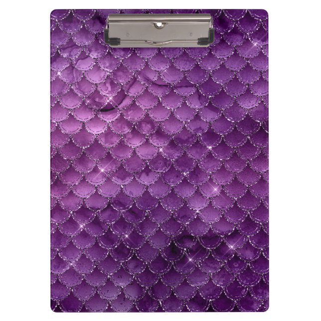 Porte-bloc Purple ombre Glam Mermaid (Devant)