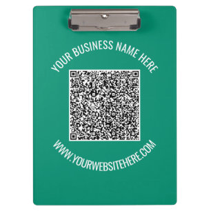 Porte-bloc QR Code et texte personnalisé Promotion moderne