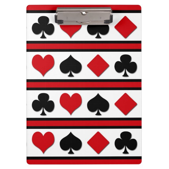 Porte-bloc Quatre combinaisons de cartes (Devant)