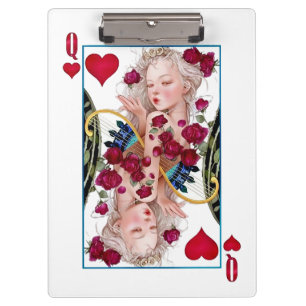 Porte-bloc Queen of Hearts Surdimensionné Graphisme, Jouer de