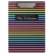 Rainbow Colorful Homeschool Porte - bloc enseignan
