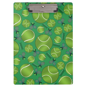 Porte-bloc Raquettes et filets verts de balles de tennis