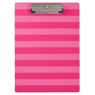 Porte-bloc Rayures rose pâle et rose chaud