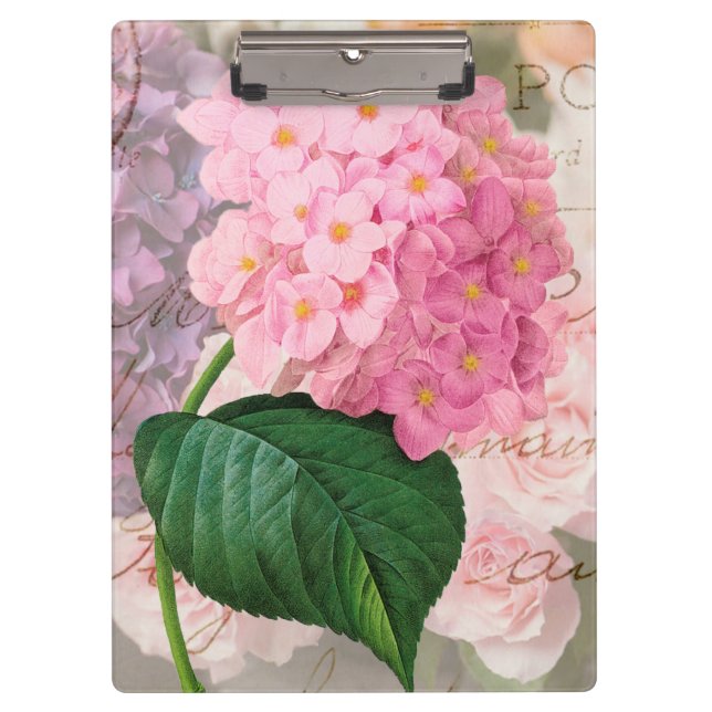 Porte-bloc Redoute Pink Hydrangea Porte - bloc de bureau (Devant)