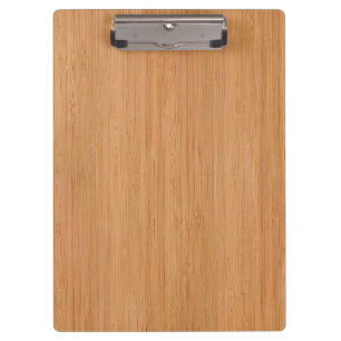 Porte-bloc Regard du bois en bambou naturel de grain