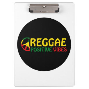 Porte-bloc Reggae Musique avec des vibes positives et drapeau