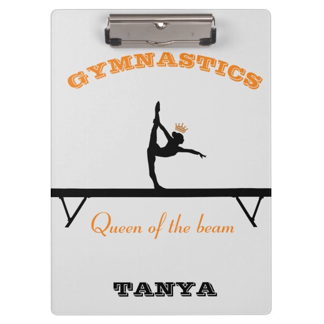 Porte-bloc Reine de la poutre Gymnastique Couronne (Devant)