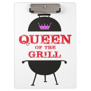 Porte-bloc Reine Du Grill, Rouge Couronne Rose