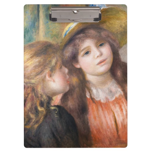 Porte-bloc Renoir - Portrait de deux petites filles (Devant)