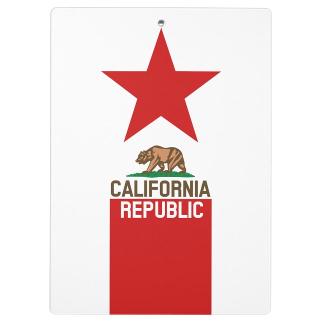 Porte-bloc RÉPUBLIQUE DE CALIFORNIE Drapeau de l'État étoile  (Dos)