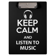Restez calme et écoutez de la musique