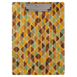 Porte-bloc Rétro motif géométrique 3