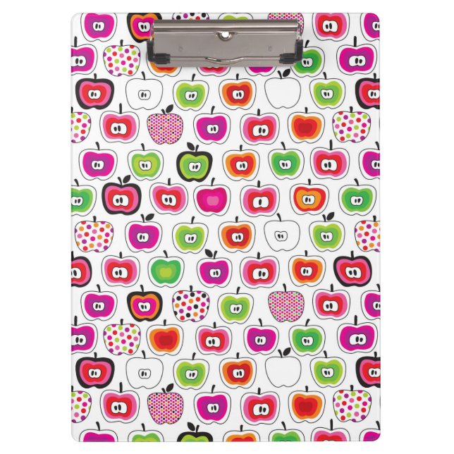 Porte-bloc Rétro motif mignon de pomme (Devant)