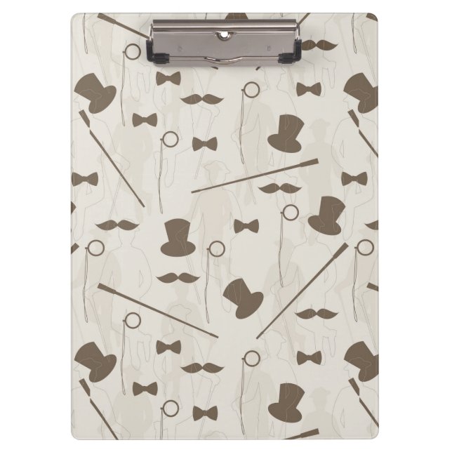 Porte-bloc Rétro motif pour l'homme 2 (Devant)