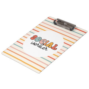 Porte-bloc Rétro Social Worker