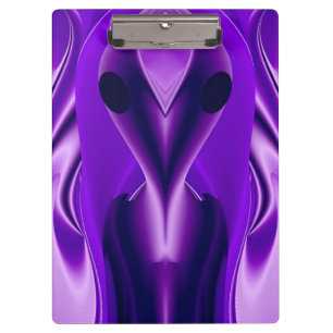 Porte-bloc Rêves arc-en-ciel violet 3D, Alien