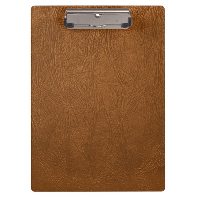 Porte-bloc Revêtement Brown en cuir de vache (Devant)