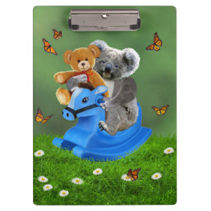 PORTE-BLOC ROCHES D'OURS DE KOALA DE BÉBÉ