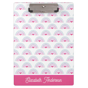 Porte-bloc Rose bohème arc-en-ciel coupé Féminin