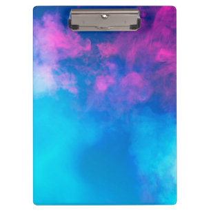 Porte-bloc Rose et bleu Smoke   Zazzle_Growshop