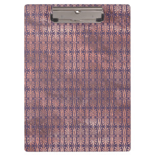 Porte-bloc Rose Gold Glamouruseuse et Lavande Art Déco
