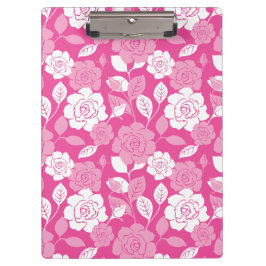 PORTE-BLOC ROSE PATTERN (PINK)