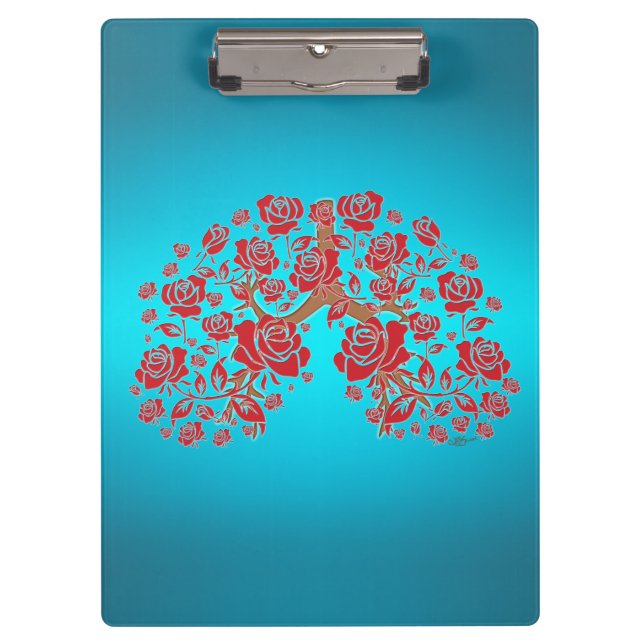 Porte-bloc Roses et espoir (Devant)