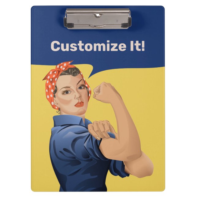 Porte-bloc Rosie the Riveter (Devant)
