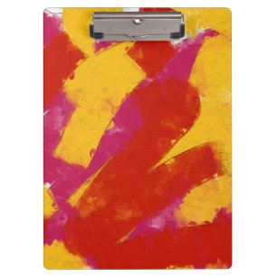 Porte-bloc Rouge, jaune et rose