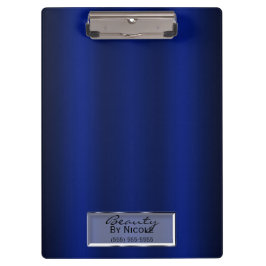 Porte-bloc Royal Blue Shine Elegant Chic Glam Personnalisé