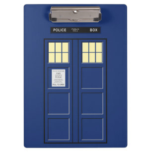 Porte-bloc Royaume-Uni - Blue Police Public Call Box 1