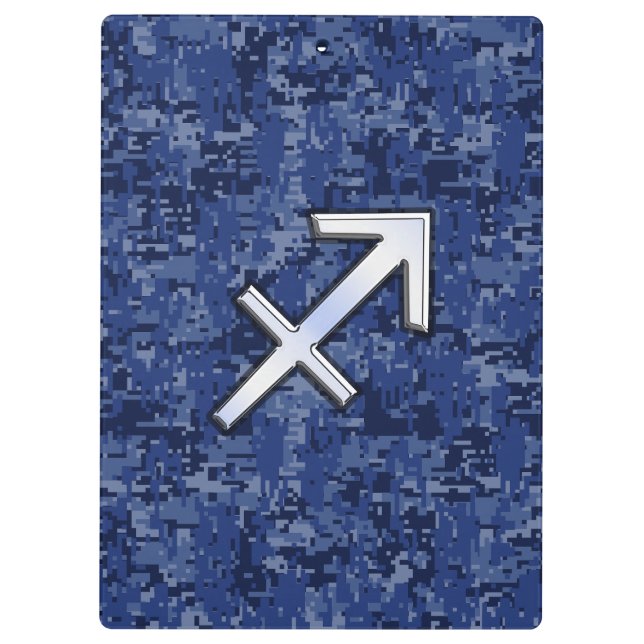 Porte-bloc Sagittarius Zodiac Connexion Camo numérique de mar (Dos)