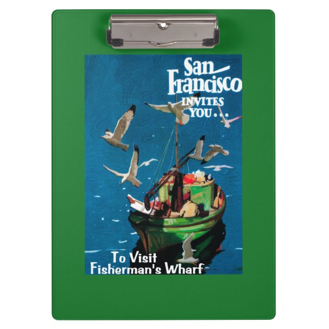 Porte-bloc San Francisco, le quai de CaliforniaFisherman (Devant)