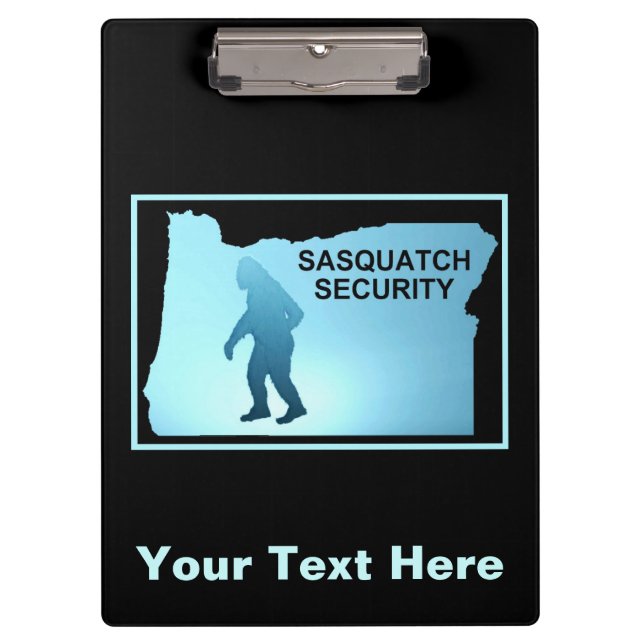 Porte-bloc Sasquatch Security - Oregon (Devant)