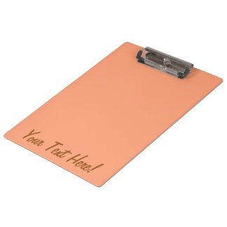 Porte-bloc Saumon couleur rose accent personnalisable