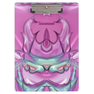 Porte-bloc SAVANNAH ~WOW ! ÉTRANGE ! Gris rose blanc et ceris