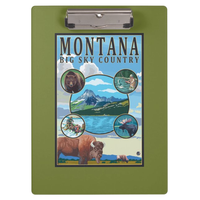 Porte-bloc Scènes d'état du Montana (Devant)
