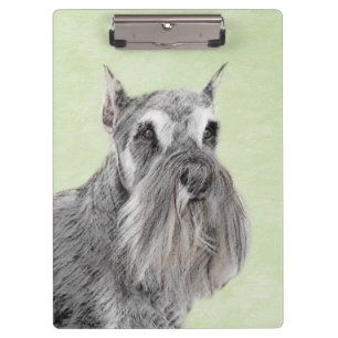 Porte-bloc Schnauzer (Giant, Standard) Peinture - Chien Art