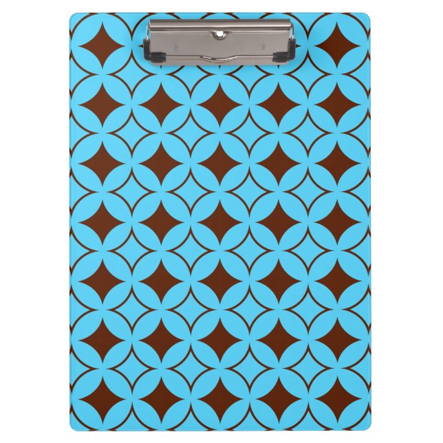 Porte-bloc Shippo bleu et marron (Devant)