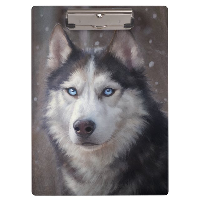 Porte-bloc Sibérien Husky (Devant)
